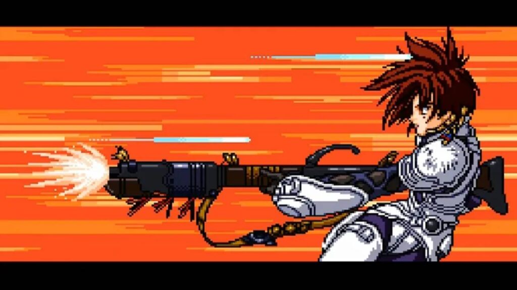 Cutscene do jogo Hyper Iria de Super Famicom
