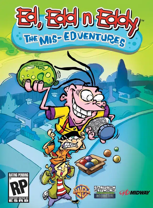 Foto do jogo Ed, Edd 'n Eddy: The Mis-Edventures, o game do desenho Du, Dudu e Edu