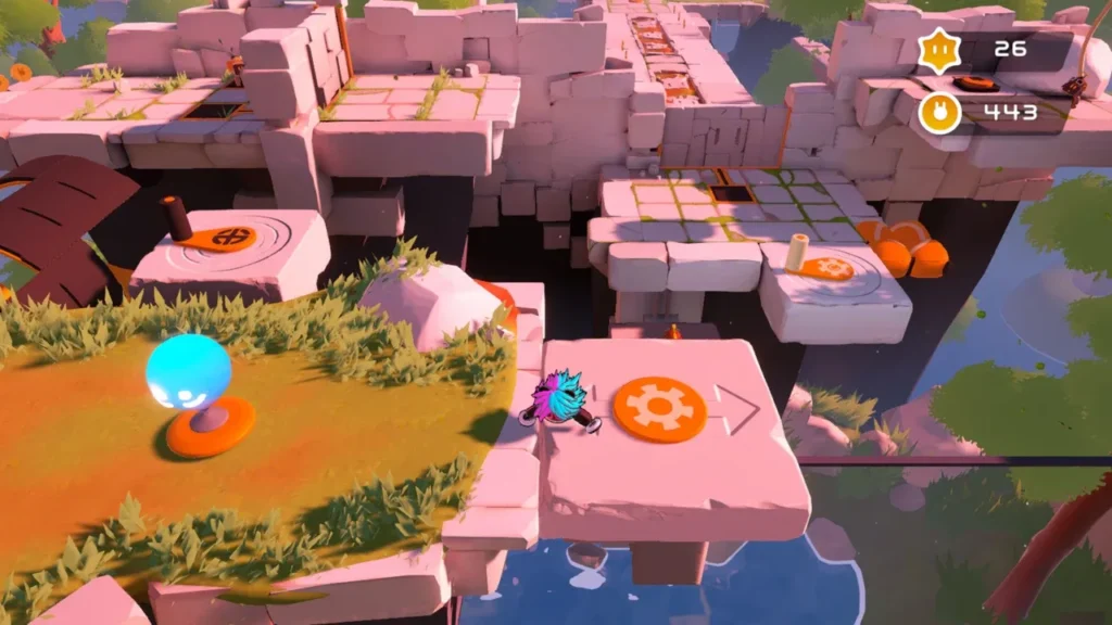 Foto de gameplay do jogo Biped 2